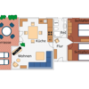 Grundriss der Wohnung Ann-Christin in Prerow