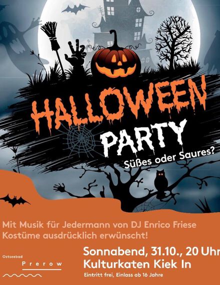 Halloween-Party 31.10.26 im Ostseebad Prerow
