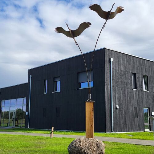 KRANORAMA - barrierefreie Kranichbeobachtungsstation in Altenpleen