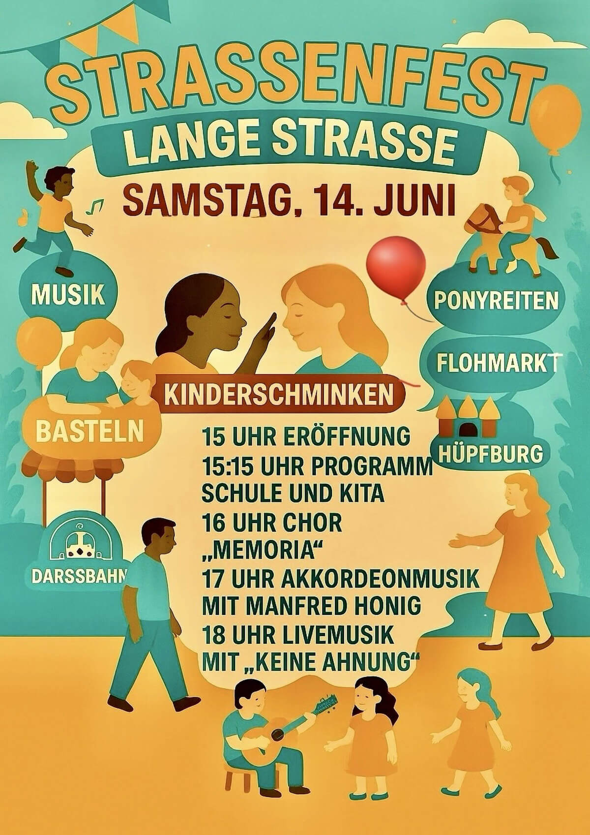 Straßenfest Lange Straße in Prerow